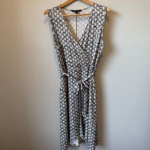 41 Hawthorne Liana faux wrap pullover dress with tie